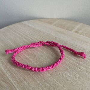 Ilaria Bracelet, anklet, trendy, comfortable, tie, embroidery thread, woven, gif